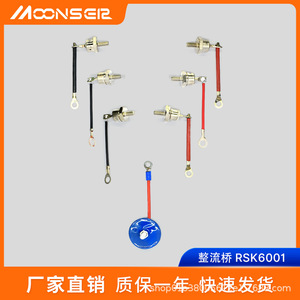 Moonsen Rsk6001 Rotating <b>Rectifier</b> Module For Alternator Repair Replacement Part With Diode Bridge And Wires - Product Image 5