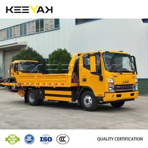Camion de remorquage JAC 4T, camion à benne basculante multifonctionnel, véhicule de sauvetage, camion de dépannage, camion de transport de marchandises diesel à vendre - Product Image 3