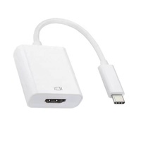 Adaptateur USB C vers HDTV 4K 30Hz, convertisseur vidéo Type C vers HDTV, coque ABS, Plug and Play pour ordinateur portable, téléphone, tablette, moniteur, projecteur
