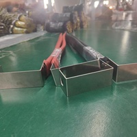 Fil de cuivre industriel plat torsadé en silicone rouge 6 AWG 1000V CC résistant aux hautes températures pour stockage d'énergie photovoltaïque