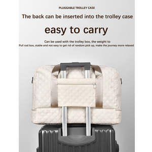 Custom High Quality Dry Wet Separation Travel Trolley Luggage <b>Bag</b> Fashionable <b>Zipper</b> for Camping Hiking Sports Outdoor Travel - Product Image 4