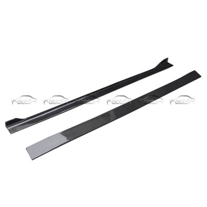 Extensiones de faldones laterales de fibra de carbono para MERCEDES-BENZ Clase A W177 W118 A35 A45 CLA35 CLA45 Tuning Automotriz - Product Image 4