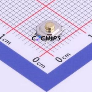 UK-B0233-G2-160-JZ Tactile Switch SMD-4P,5.2x5.2mm Switch Single Pole Single Throw Round Button 1.6N Vertical Mount - Product Image 1