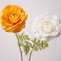 L-R465 Explosieve Modellen Hoge Kwaliteit Real Touch Ranunculus Kunstbloemen Pioenroos voor Bruiloft Bloemdecoratie Huisdecoratie Bruidsboeket