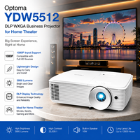 Proyector DLP WXGA Optoma YDW5512 para Cine en Casa y Negocios, 3800 Lúmenes, Compatible con Entrada 1080P y Diseño Ligero