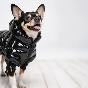Cappotto Invernale di Lusso per Cani di Taglia Piccola e Media, Abbigliamento a Quattro Zampe di Alta Qualità, Moderno Tinta Unita in Poliestere e Cotone Lavabile - Product Image 5