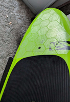 Autocollants adhésifs en acrylique découpés à la forme, pour planche de surf, antidérapants, hexagonaux, sans cire, résistants aux UV