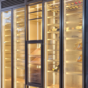 <span class=keywords><strong>Cantinetta</strong></span> Vini da Incasso in Acciaio Inox dal Design Moderno, Porta in Vetro, Controllo Temperatura Multi-Zona, Controllabile tramite App - Product Image 6