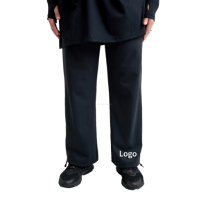 กางเกงกีฬาสำหรับชาวมุสลิม ผู้ใหญ่ คาดเข็มขัดได้ ระบายอากาศได้ดี ผลิตจากโพลีเอสเตอร์ ทรงจ็อกเกอร์ เหมาะสำหรับผู้หญิง สีสันตัดกัน แห้งเร็ว ทรงหลวม - Product Image 1