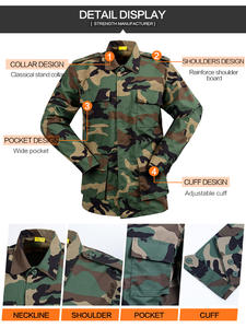 Uniformes de combat tactiques ACU BDU en camouflage tissé respirant sur mesure - Product Image 3