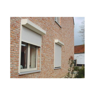 Volets roulants solaires automatiques de conception moderne avec isolation thermique pour fenêtres et portes de villas résidentielles en aluminium - Product Image 2