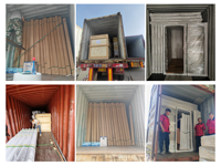 Fenêtre à battant moderne en PVC CHANGYI avec portes coulissantes en verre double vitrage UPVC pour hôtels, design de cadre en plastique