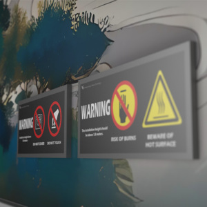 Termostato a soffitto a infrarossi portatile e indipendente da 800W a 1000W e Timer riscaldatori radianti neri - Product Image 3