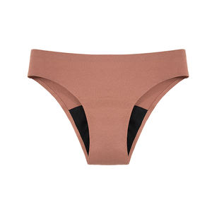 Fornitura di fabbrica mutandine per il periodo mestruale delle donne in cotone organico intimo per adolescenti slip ad alta assorbenza a flusso senza cuciture - Product Image 4
