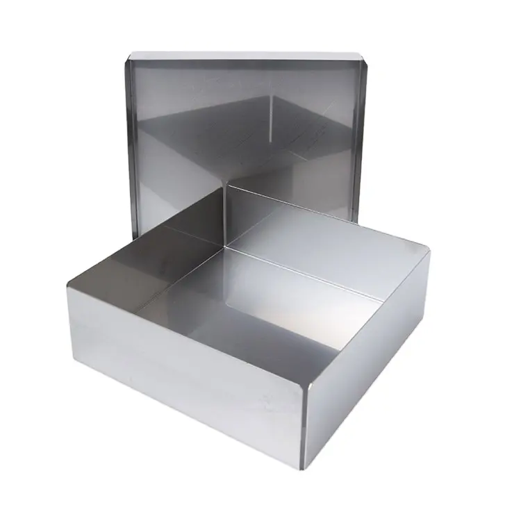 customized precision aluminium black metal box