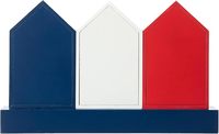 Décoration de table patriotique Art Déco en bois encadrée pour la Fête de l'Indépendance des États-Unis, faite à la main, multifonctionnelle, pour salon