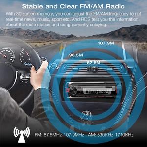 Reproductor <span class=keywords><strong>mp3</strong></span> para coche, receptor de <span class=keywords><strong>audio</strong></span> con usb, aux, bt, 12v, estéreo, novedad - Product Image 5