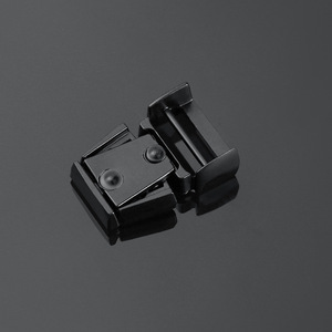 Hebilla de Liberación Lateral de Metal, Negra y Plateada, Resistente, para Accesorios de Bolsos - Product Image 2