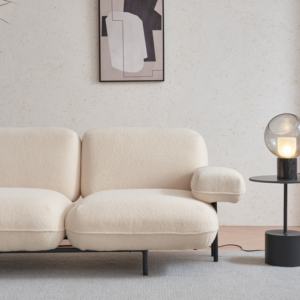 Ensemble de canapés sectionnels en tissu coton éponge durable scandinave moderne pour hôtels petits appartements villas ateliers salons - Product Image 2