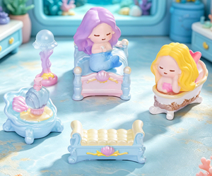 Miniatures de supermarché, maison de jeu pour enfants, coquillages marins, tables et chaises de bureau, lit, baignoire, lampe, mini-meubles de maison de poupée, jouet - Product Image 6