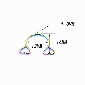 Anneau de sein réglable en acier inoxydable, sans perçage, anneaux de tétons pour femmes, faux <span class=keywords><strong>piercing</strong></span> de papille, bijoux - Product Image 3