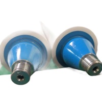 Pièces d'équipement de manutention, rouleaux de convoyeur en caoutchouc et en métal sur mesure, rouleaux enduits de silicone