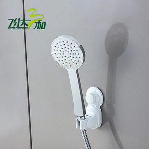 Feida Sanhe Bathroom Storage Rack Suction Cup <b>Wall</b> Mounted No Drill Fixing Shower Head Holder Towel Rack <b>Mop</b> Holder - Product Image 4