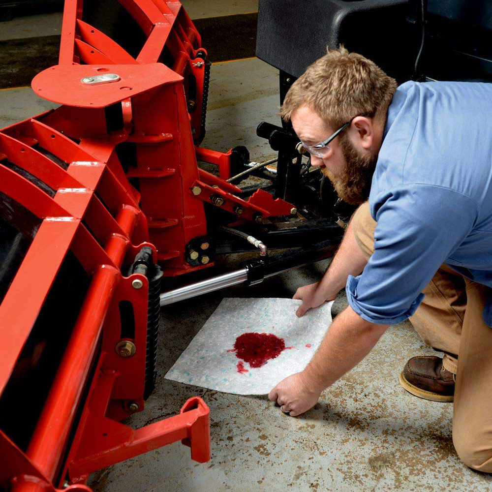 Высокое качество, хорошая цена, популярный белый серый лист, коврик для поглощения разлива масла, масляные абсорбирующие прокладки