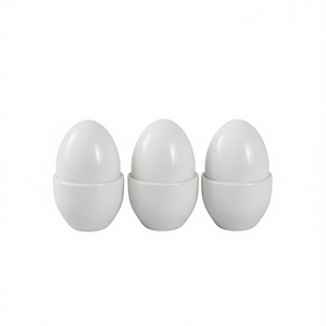 ชุดถ้วยไข่เวสต์มาร์ค ปุนโต 3 ใบ เซรามิกสีขาว สำหรับเสิร์ฟอาหารเช้า - Product Image 2
