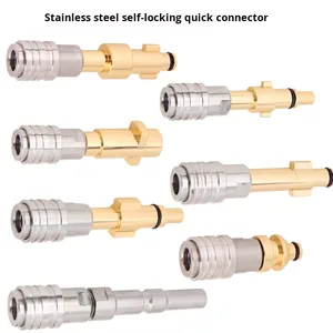 Greenfie Yil <span class=keywords><strong>Lav</strong></span> Karch Lave-<span class=keywords><strong>auto</strong></span> haute pression 1/4 Union Joint autobloquant Buse de pot en mousse PA 4000psi Accessoires de lavage - Product Image 2