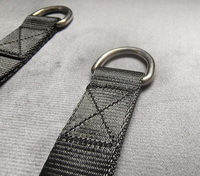 Bandes de résistance ergonomiques en ABS pour la gym et le fitness avec mousqueton, accessoires d'entraînement pour fixation sur machine à câble