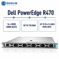 Système informatique de centre de données pour les applications de stockage et de réseau d'entreprise, serveur en rack Dell PowerEdge R470 1U neuf