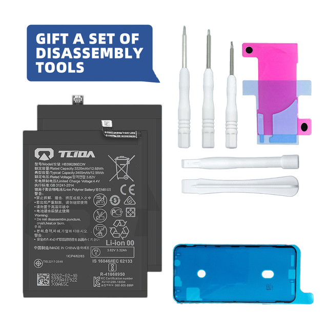 TLIDA Original HB396286ECW Battery Cell Phone Parts for Huawei Honor 10 Lite Honor10 Lite P Smart 2019 Mobile Phones