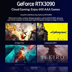 Console de <span class=keywords><strong>jeu</strong></span> TV double système X10, ordinateur cloud 5G, bataille à <span class=keywords><strong>deux</strong></span> joueurs 3A, boîte haut de gamme 4K avec WiFi - Product Image 4
