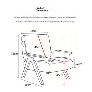 <span class=keywords><strong>Fauteuil</strong></span> Rétro à Accoudoir Unique Style Français Mid-Century, Motif Zèbre, Bois Massif, <span class=keywords><strong>Fauteuil</strong></span> Inclinable en Cuir PU à Mémoire de Forme pour Salon - Product Image 5