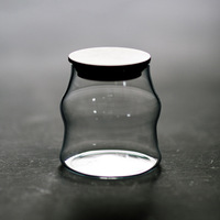 Mini bocal de terrarium en verre Nature Pot de conteneur de plantes de maison et de jardin pour le paysage d'écologie de mousse et les pots de fleurs et les jardinières