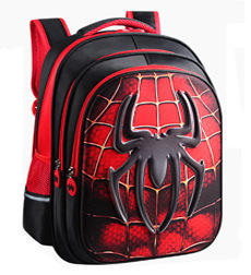 Commercio all'ingrosso SpiderMans 3D modello tridimensionale borse elementari scuola 1-6 classe ragazzi zaino per bambini - Product Image 5