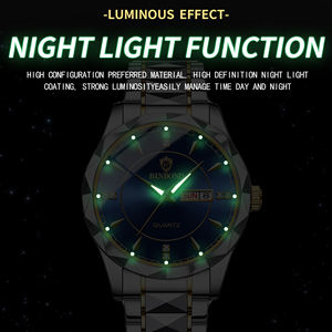 Montre étanche BINBOND, matériau durable pour une utilisation en plusieurs environnements, montre à quartz en acier inoxydable personnalisable - Product Image 5