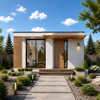 Fabricant de Foshan : Petites maisons modulaires équipées, portables et étanches pour l'hébergement de loisirs dans les jardins.