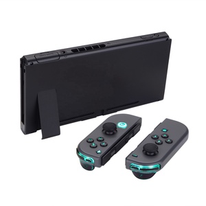Kit d'éclairage d'ambiance LED EXtremeRate pour manette NS Switch avec boutons noirs mats UV pour la modification de la manette NS Switch version OLED - Product Image 4