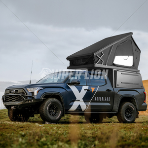 Pickup Truck Bakkie Topper 1-2 Pessoa de Alta Qualidade Camper Triângulo Rooftop Pop up Tenda Shell Duro Topper - Product Image 2