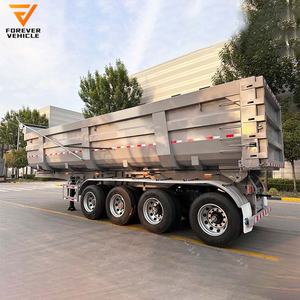 Remolques Volquete de Servicio Pesado de 3 y 4 Ejes, Nuevos y Usados, con Cilindro Hidráulico, para Tractor, con Descarga Lateral y Trasera - Product Image 5