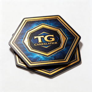 Vente en gros usine de cartes à collectionner TCG personnalisées découpées sur mesure (carrées, rondes, hexagonales, en forme de cœur), avec pellicule holographique, pour commande en gros - Product Image 5