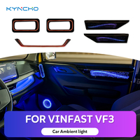 KYNCHO Convient pour VINFAST VF3, éclairage ambiant intelligent spécifique pour l'intérieur de la voiture, symphonie de lumières LED pour voiture, éclairage intérieur automobile