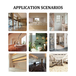 Panel de Pared de Piedra Natural de Mármol Negro SUCCESS A21, Encimera de Cocina y Baño, Tocador de Baño - Product Image 3