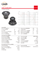 Subwoofers N40H NEO de 12 et 15 pouces, 4000WRMS, bobine de 4 pouces, fil rond en aluminium, 33FS, pour installation sous le siège, SPL, basses profondes, voiture, moto, etc.