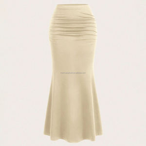 महिलाओं के लिए कस्टम ग्रीष्मकालीन फैशन मैक्सी स्कर्ट - Product Image 5