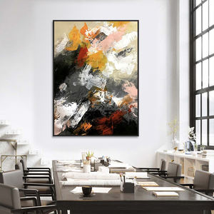 Decoración de gran tamaño para el hogar y la Oficina, obra de arte acrílico, pintado a mano contemporáneo arte de pared, pinturas de arte <span class=keywords><strong>abstracto</strong></span> moderno - Product Image 6