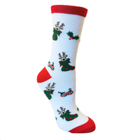 Chaussettes de Noël jetables en gros, respirantes, tricotées, unisexes, pour femmes, chaussons moelleux et duveteux, chaussettes en coton, hiver