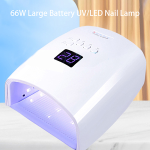Máquina secadora de uñas LED UV inalámbrica HJS de 66W, Sensor infrarrojo <span class=keywords><strong>con</strong></span> LED de 33 piezas para esmalte de uñas <span class=keywords><strong>normal</strong></span> y esmalte morado - Product Image 2